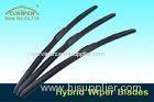 U Hook Hybrid Silicone Windscreen Wipers with 14 - 26 Inch Size Black Color