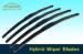 Electroplating Stainless Steel Strip Hybrid Wiper Blades with 35 cm - 65 cm Size