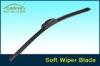 ABS Plastic U Hook Rain Windshield Wipers with High Carbon Content Stainless Steel