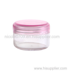 PS small cosmetic jar colorful round power jar 5g