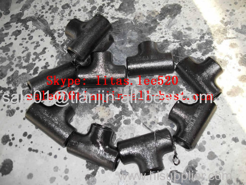 Carbon steel straight Tee forged iron pipe fittings