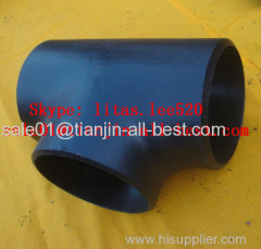 Carbon steel straight Tee forged iron pipe fittings