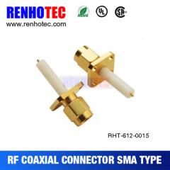 rf straight crimp type sma plugs connector male electrical plug connectors