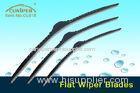 Universal Silicone Windshield Wiper Arms Replacement with Electroplating Stainless Steel Strip
