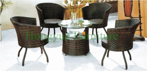 Wicker outdoor patio table chair furniture designs