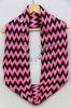 China Trade Agent China Sourcing Agent Black And Red Acrylic Knitting Shawl 32*73cm