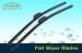 U Type Black Universal Wiper Blades with Electroplating Stainless Steel Strip