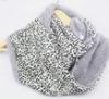 70% Acrylic 30% Polyester Knitting Shawl Blk / Grey Yiwu Fashion Scarves Buying Agents