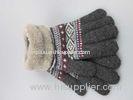 Chinese Sourcing Agents Winter Wool Knitted Gloves Printed For Men