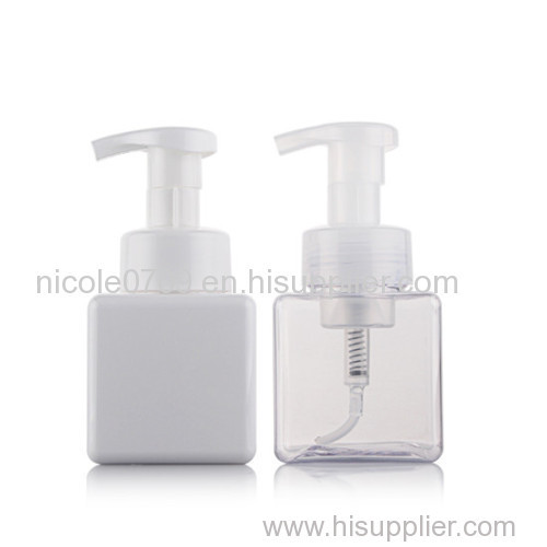250ml PETG Hand Soap Plastic Foam Pump Bottle