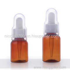 Plastic PET essence bottle with dropper 25ml/35ml