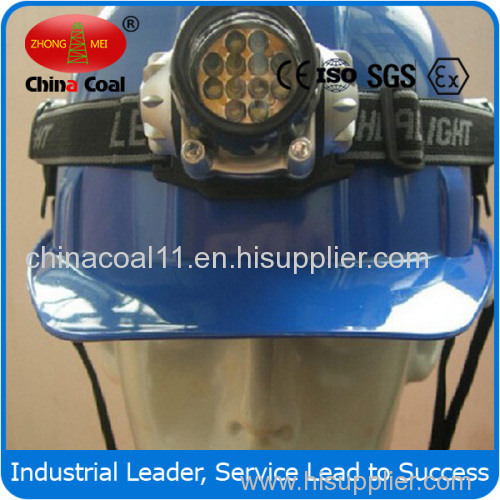 v-shape miner's lamp safety helmet