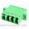 Singlemode LC Quad Fiber Optic Adapter for CATV System / Local Area Network