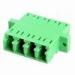 Singlemode LC Quad Fiber Optic Adapter for CATV System / Local Area Network