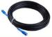 Black SC-SC FTTH Fiber Optic Cable Single Mode Patch Cord Jumper