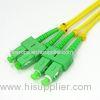 SC UPC / APC Duplex 3mm Single Mode Fiber Patch Cord Optical Fiber Cable FTTA