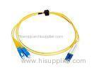 G652D Single Mode Fiber Optic Cable LC-SC Patch Cord Duplex 0.9mm 2mm 3mm