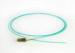 CATV / MAN LC OM3 Fiber Optic Pigtail Aqua Color UPC APC Endface