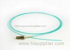 CATV / MAN LC OM3 Fiber Optic Pigtail Aqua Color UPC APC Endface