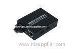 Dual Gigabit Fiber Optic Media Converter Multimode 224m / 550m For Industrial