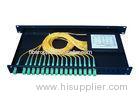 1x16 Fiber Optic PLC Splitter Rack Mounted Fiber Terminal Box
