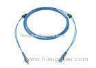 OM3 OM4 Duplex Armored Fiber Patch Cord for FTTH Cable / Area Network