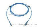 OM3 OM4 Duplex Armored Fiber Patch Cord for FTTH Cable / Area Network