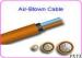 High Density 24 - 144 Core Air Blown Fiber Optic Cable For Outdoor FTTH