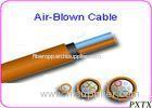 High Density 24 - 144 Core Air Blown Fiber Optic Cable For Outdoor FTTH