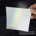 China Supply Brittle White Hologram Eggshell Paper Glossy White Rainbow Shine Destructible Vinyl Label Paper