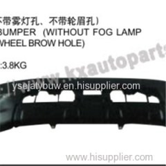 TOYOTA HILUX VIGO 2004-2007 FRONT BUMPER WITHOUT FOG LAMP HOLE WITHOUT WHEEL BROWHOLE