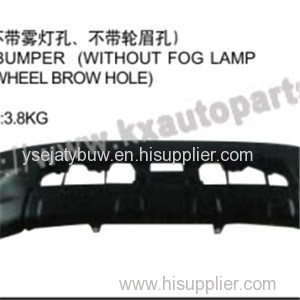 TOYOTA HILUX VIGO 2004-2007 FRONT BUMPER WITHOUT FOG LAMP HOLE WITHOUT WHEEL BROWHOLE