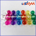 Clear plastic magent push pin/ colorful magent pin/ cup magnet/ magnet button