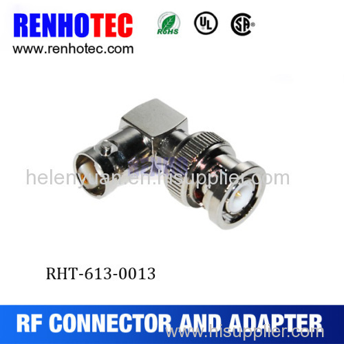 BNC L type 90 degree male BNC to female BNC Adapter