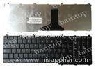 Matte Black Laptop Keyboard Layout Toshiba L665 C655 CE ROHS Certification