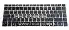 Slim Latin Replacing Laptop Keyboard L / A Version Low Noise Button Tap Design