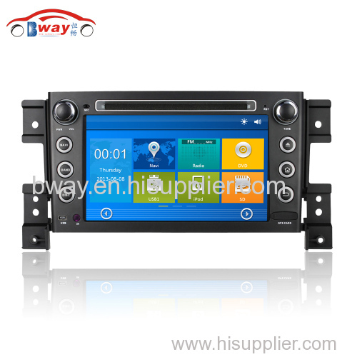 7 inch 256 MB RAM car radio for Suzuki Grand Vitara car dvd player with GPS Radio bluetooth steering wheel