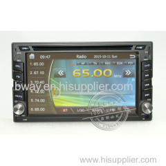 Bway interchangeable car video player for universal car dvd gps 256 MB RAM with Radio bluetooth USB SD slot steering whe