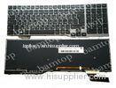 Backlight Russian Language Keyboard Fujitsu Lifebook E753 With Gray Frame