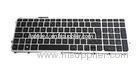 Customize Internal Silver Frame Backlit Laptop Keyboard For HP Envy 15-J000