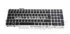 Customize Internal Silver Frame Backlit Laptop Keyboard For HP Envy 15-J000