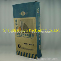 40kg craft paper cement bag for dry mix mortar/cement/talcum powder