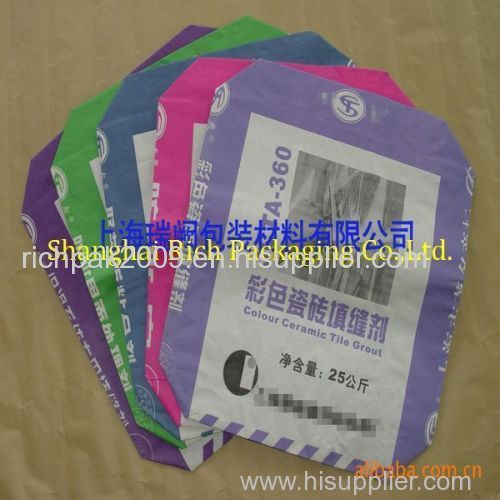 25kg paper bag customized for adhesive tile