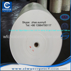 Polyester nonwoven felt for bitumen waterproof membrane