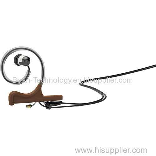 DPA Microphones In-Ear Broadcast Headset Mount Single-Ear Single In-Ear with microdot (Brown)