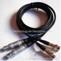 ALPTA 1PCS Connection Cable L5-Q9 Microdot To BNC For Ultrasonic Flaw Detector