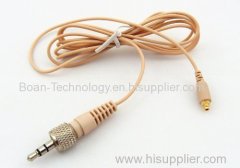 Locking Screw 3.5MM Microdot Detachable Cable for JK MIC-J 082S 071S Headset Headworn Microphone Sennheiser Wireless - 6