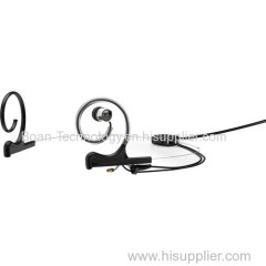 DPA Microphones In-Ear Broadcast Headset Mount Dual-Ear Single In-Ear with MicroDot(Black)