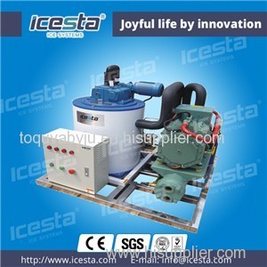 Seawater Flake Ice Machine For Fishery Use 1t/24hrs
