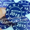 Custom Self Adhesive Breakable One Time Use Sticker Tamper Proof Warranty Security Seal Sticker